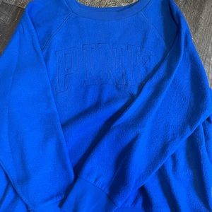 PINK crewneck, Size Women’s Small, Blue